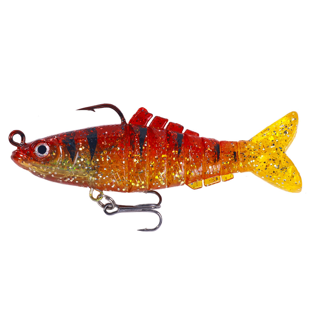 Wholesale 9 Centimeter Cheery 15g Artificial Lead Head Soft Plastic Wobbler Bass Fishing Lure for River Fishing – Swimbait – view 3