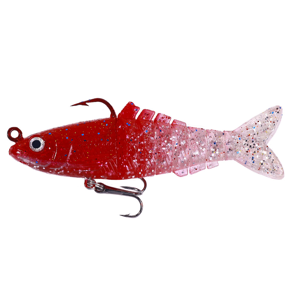 Wholesale 9 Centimeter Cheery 15g Artificial Lead Head Soft Plastic Wobbler Bass Fishing Lure for River Fishing – Swimbait – view 4