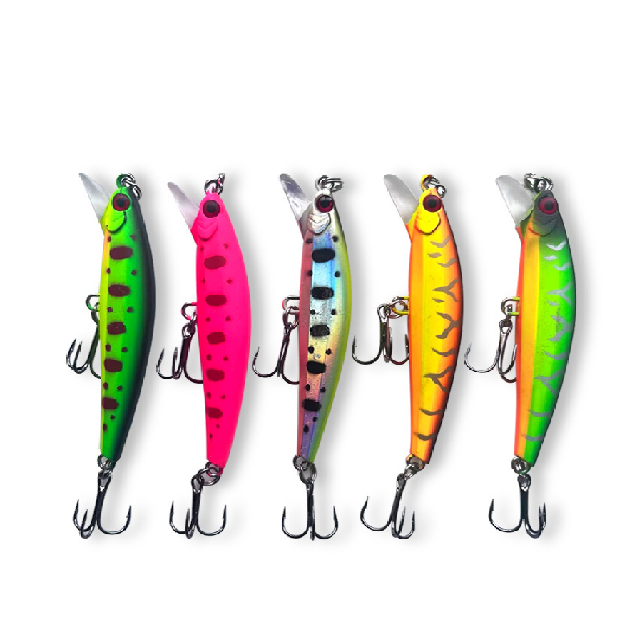 Cheery Manufacturer's Wholesale Small Hard Bait ABS Underwater Fishing Bait with Hook for Marlin & Perch Species – Minnow – view 1