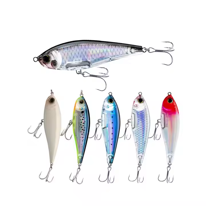 Cheery New 70mm 8.2g Slowly Sinking 3D Fishing Lures Saltwater Pesca Artificial Bait for River Fishing – Pencil – view 1