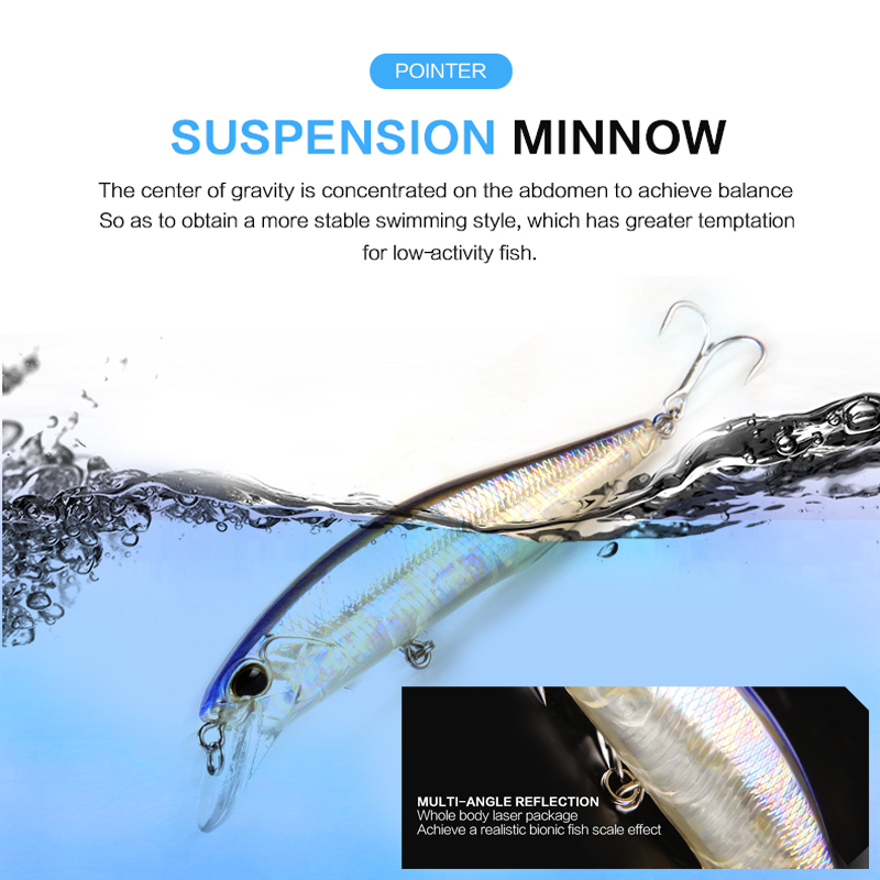 Cheery for Bearking High Quality OEM Wholesale ABS Printed Artificial Hard Bait in Hundreds of Colors for River Fishing – Minnow – view 2
