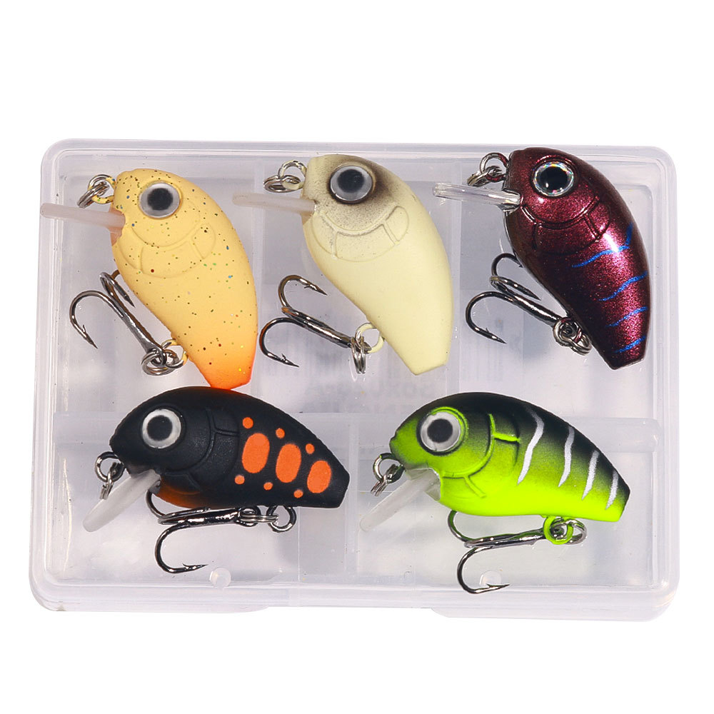 Cheery Hot Sale Cheery 2g Micro Hard Silicone Crankbait Fishing Lure for River Use-5 Piece Per Box – Crankbait – view 4