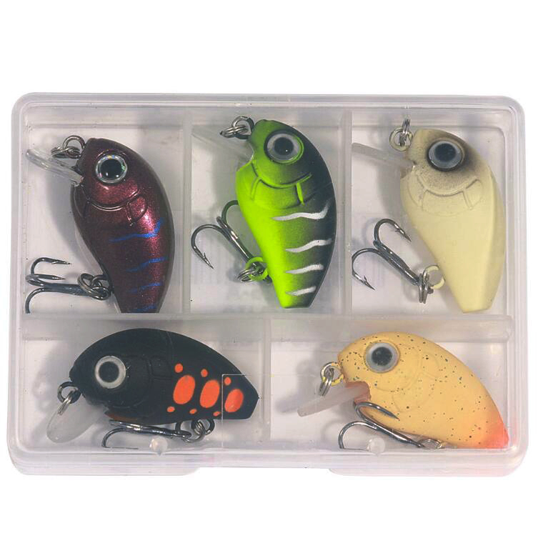 Cheery Hot Sale Cheery 2g Micro Hard Silicone Crankbait Fishing Lure for River Use-5 Piece Per Box – Crankbait – view 3