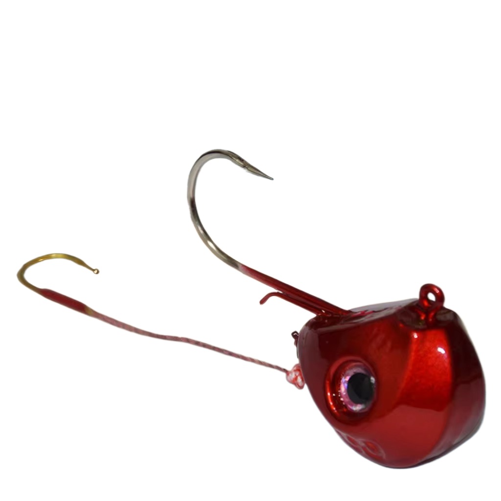 Cheery Hot Sale 40g-140g Fishing Clamp Double Hook 3D Eye Lead Material for Fresh Salt Water Fishing Tilapia River Minnow Lure – Metal Lure – view 4