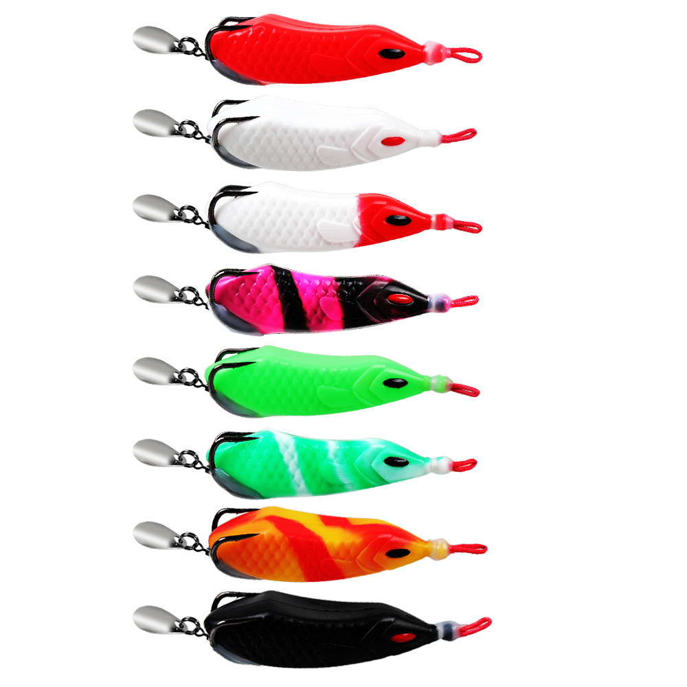 Cheery Fishing 10g/16g Frog Lure Artificial Soft Bait with Blood Trough Hook for Carp Bass Trout Species – Frog – view 3