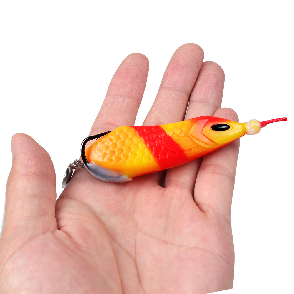 Cheery Fishing 10g/16g Frog Lure Artificial Soft Bait with Blood Trough Hook for Carp Bass Trout Species – Frog – view 5