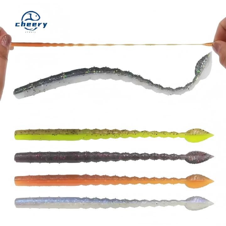 Cheery New 110mm/2.2G Senko Soft Plastic Bass Bait TPR Floating Soft Bait Worm Bait Artificial Silicone Bait – Worms & Grubs – view 1