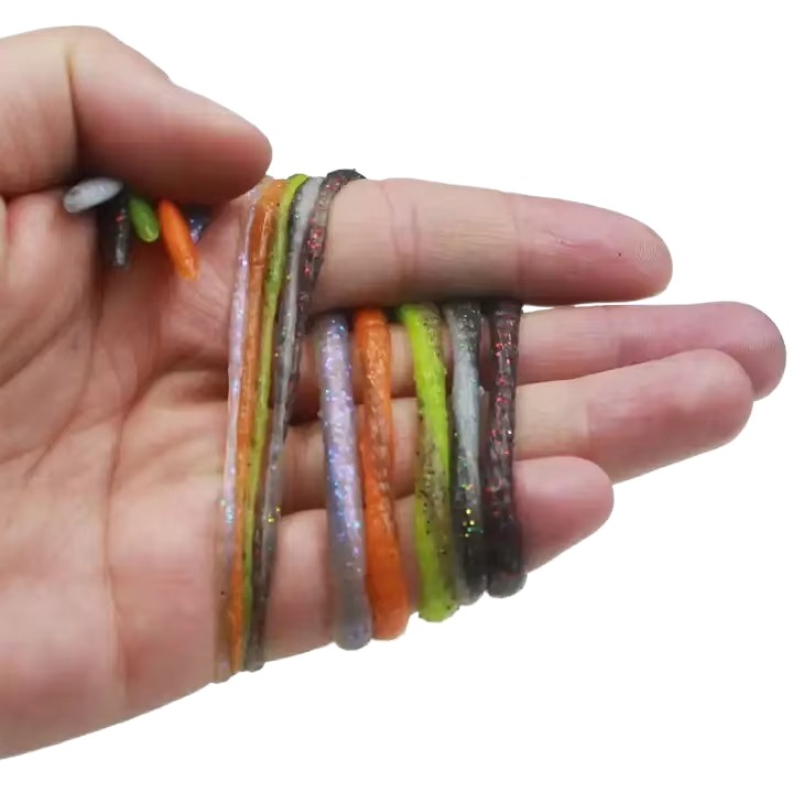 Cheery New 110mm/2.2G Senko Soft Plastic Bass Bait TPR Floating Soft Bait Worm Bait Artificial Silicone Bait – Worms & Grubs – view 3