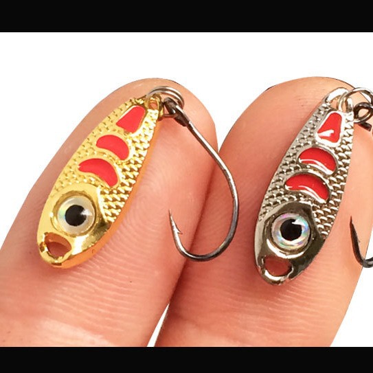 Hot Sale Cheery 3/5g Metal Spoon Fishing Lure Bait with Hook for Carp Bass Trout in River Lake Stream Direct From Factory – Metal Lure – view 3