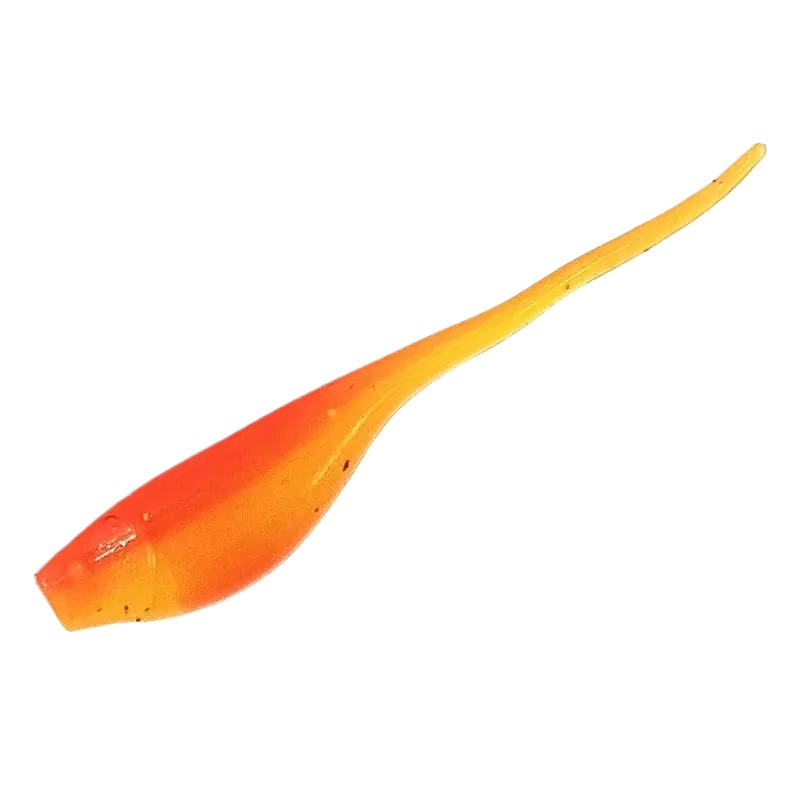 Cheery Mini Tadpole Bait 50mm 0.7G PVC Worm Bait with Needle Tail Small Artificial Soft Plastic Bait for River Fishing – Worms & Grubs – view 5