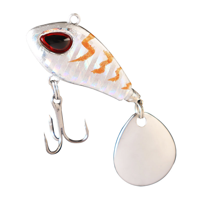 New VIB Spinner Bait by Cheery 7g/10g/17g/25g Fish Metal Spoon Lure with Jig Head for River Lake Fishing Artificial Hard Bait – Metal Lure – view 3