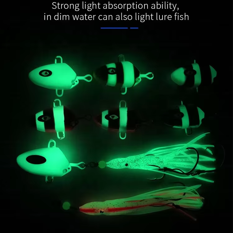 Wholesale Cheery Lucanus Jig Lure Kit 100g-300g Slider Bait with for BKK Hook Slow Shaking Luminous Inchiku Bait Made of – Metal Lure – view 5