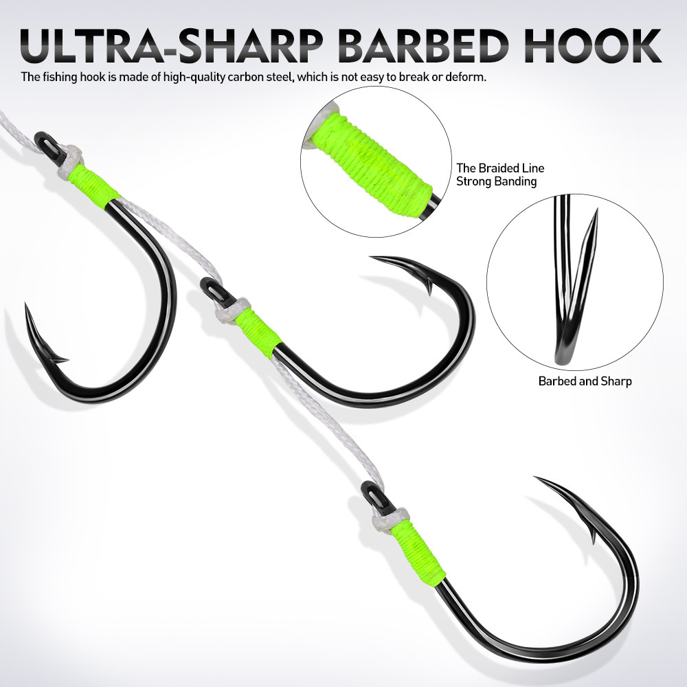 Cheery 100g-300g Squid Hook Soft Octopus Lure Boat Fishing Bait Slow Jigging with Lead Head Deep Sea Fish Lure – Metal Lure – view 4