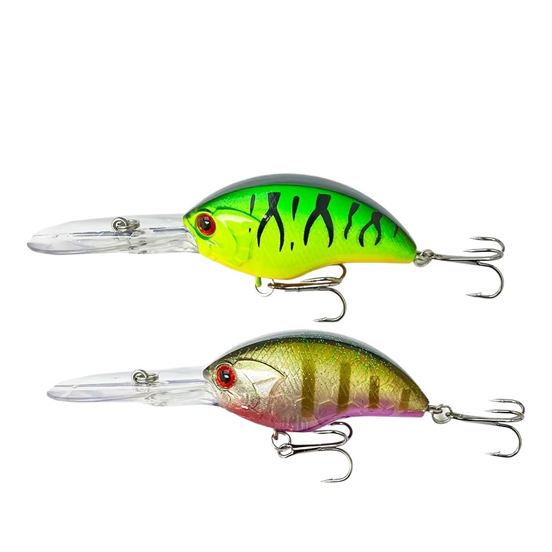 Cheery 11.4G 55mm Hard Bait Crank Bait Top Water Artificial Salt Water Bass Made From Silicone Minnow Lure – Crankbait – view 4