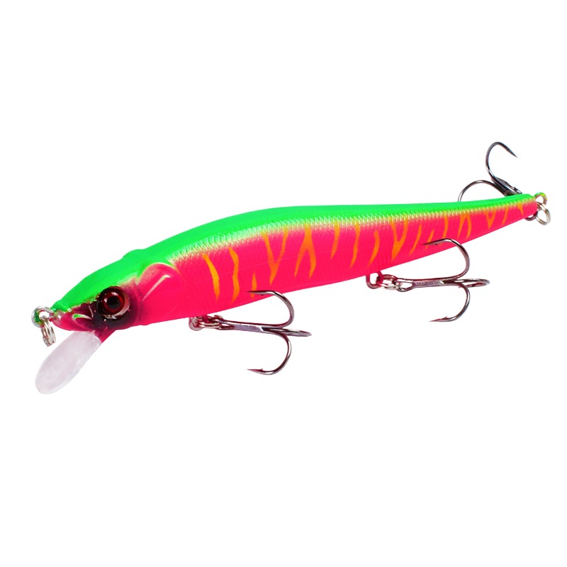 Cherry Factory Direct 11.5cm/14g Bionic Bait 14g Bionic Hair Floating Minnow Lure Magnetic Guide Ring Hard Artificial Soft Bait – Minnow – view 3