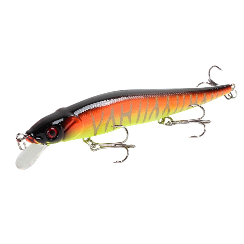 Cherry Factory Direct 11.5cm/14g Bionic Bait 14g Bionic Hair Floating Minnow Lure Magnetic Guide Ring Hard Artificial Soft Bait – Minnow – view 4