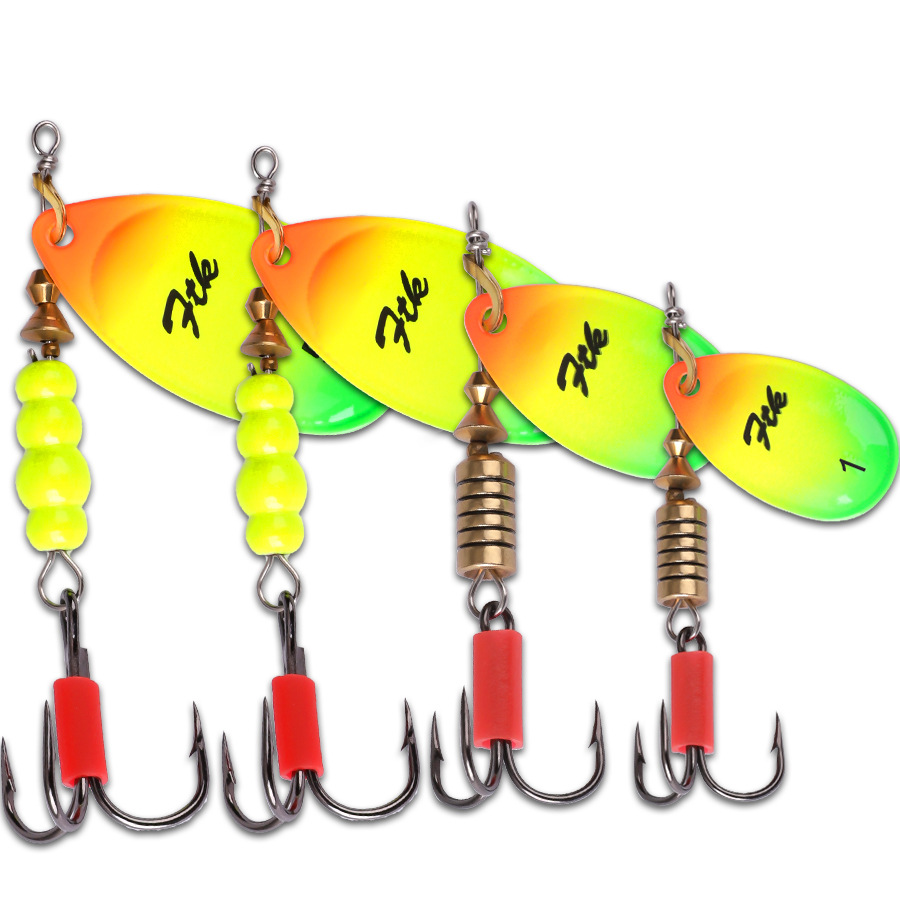 Cheery New Design Metal Spinner Bait 4g-19g Hard Spoon Durable Treble Hook for Ocean Bass Trout Saltwater Carp for Marlin Target – Metal Lure – view 3