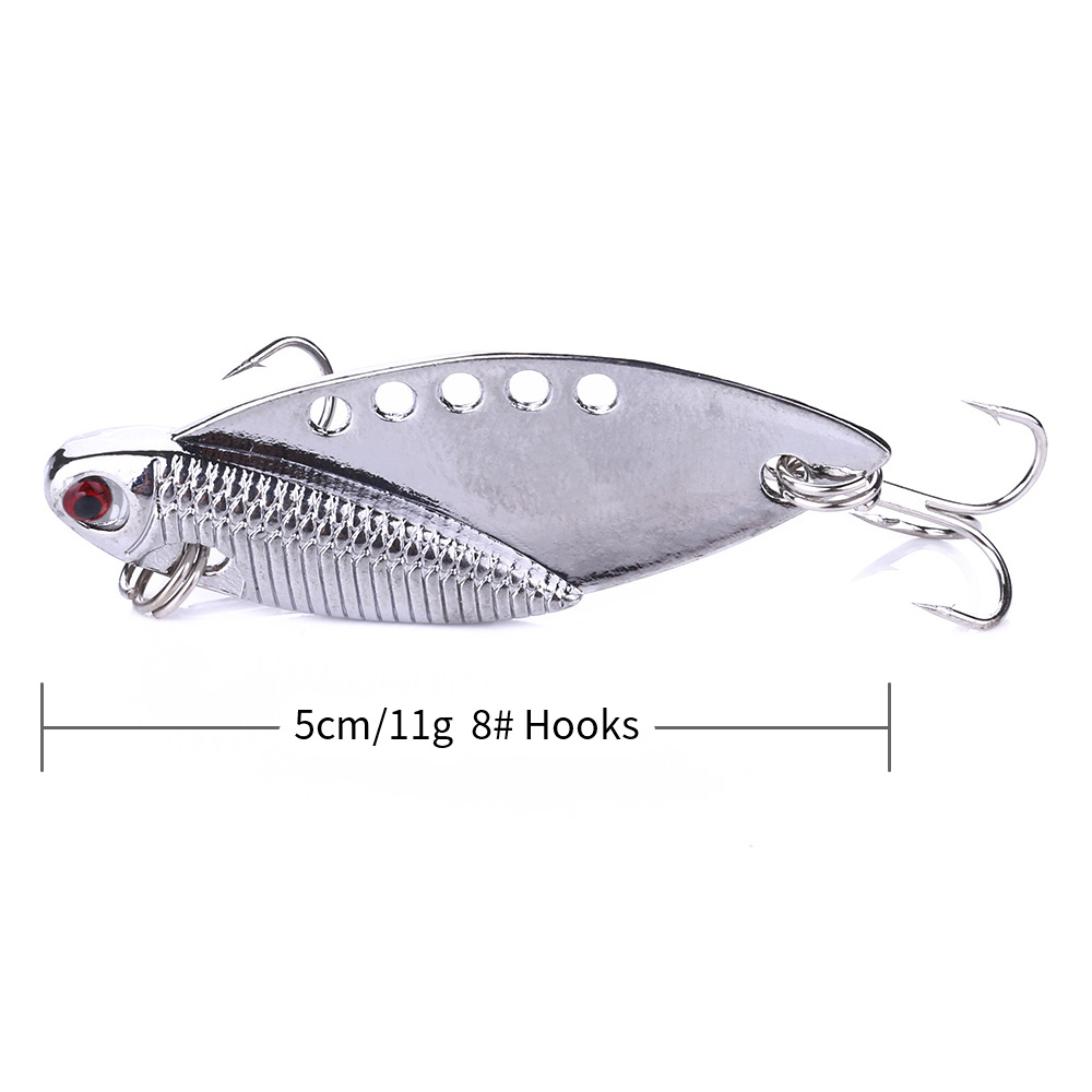 High Quality Cheery 5pcs/Box Hard Bait Lure Body Vib Bass Peasa Fishing Accessories Tackle Metal Jig Blank Fishing Lures – Metal Lure – view 5