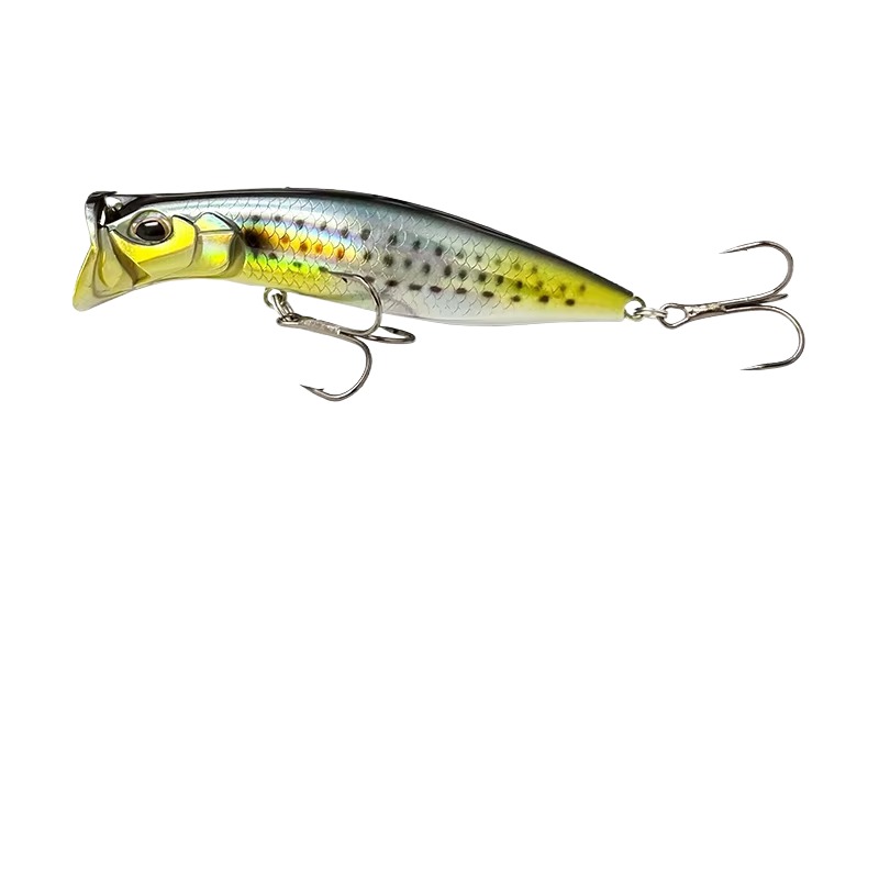 Cheery 80mm 12G Topwater Whopper Popper Salt Water Bass Trout Artificial Bait ABS Wobble Supplies Fishing Lures for River – Popper – view 3
