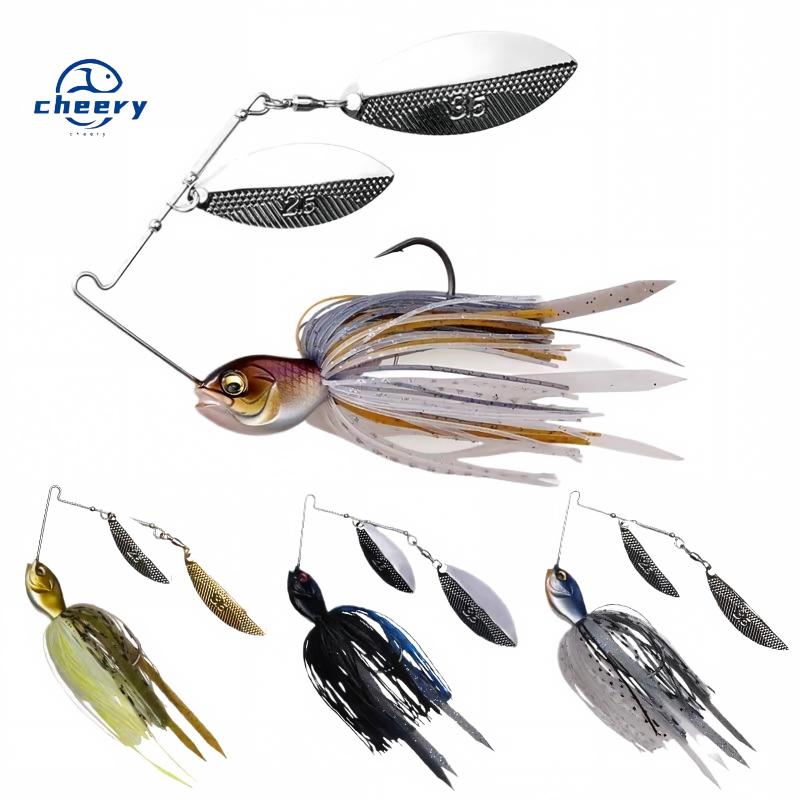 Cheery Fly Lashing Material for Saltwater and Freshwater Bass Fishing Live Bait Spin Bait and Hum Bait for River Position – Metal Lure – view 1