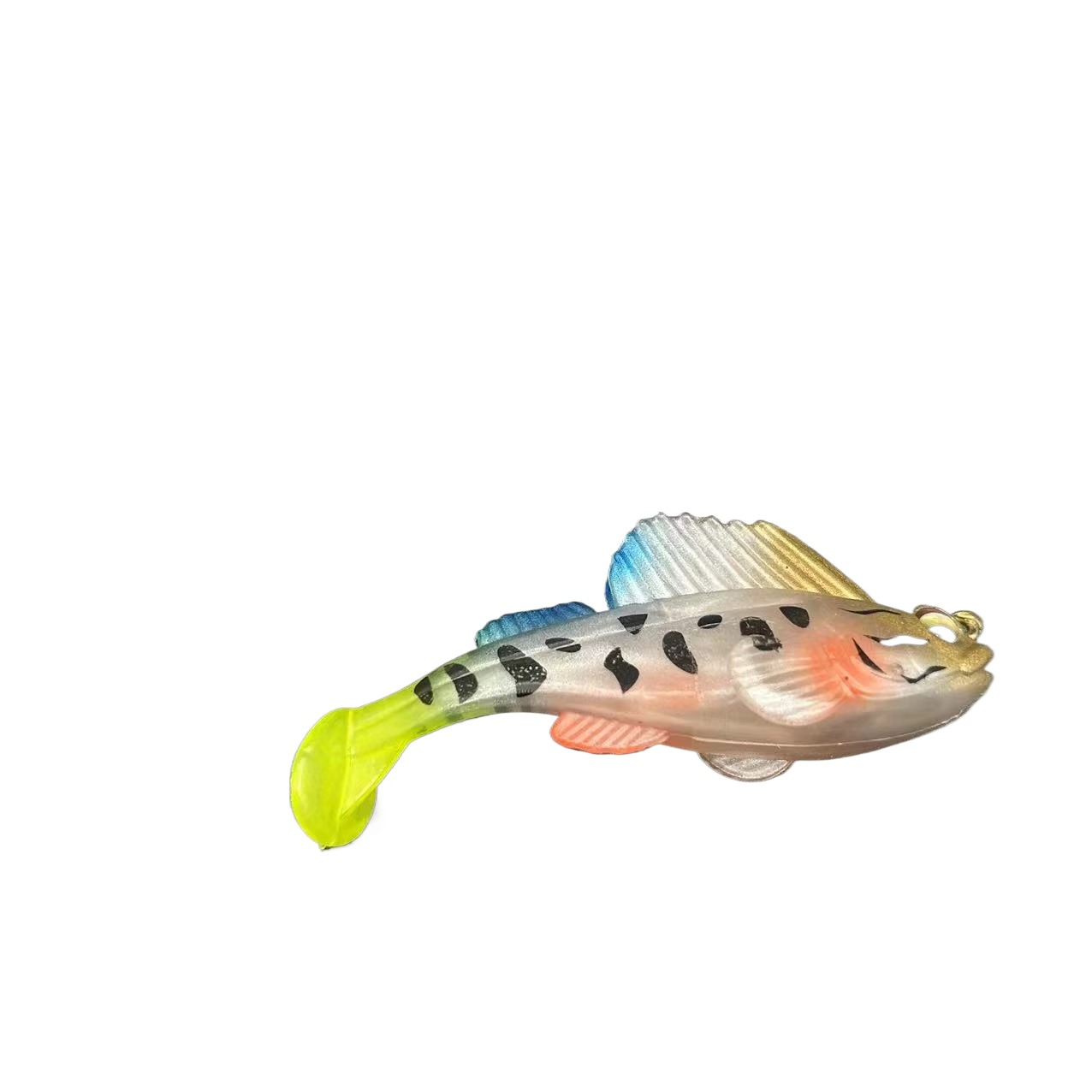 Cheery 75mm Bass Pike Bait 14.2G PVC Soft Anti-Hanging Bottom Hook T Tail for Bottom Fishing in River Use – Worms & Grubs – view 3