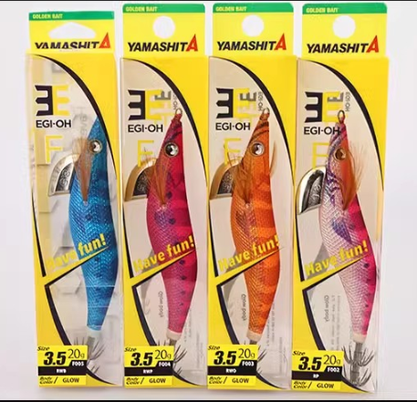 Cheery Wholesale Japanese Luminous Squid Jig Shrimp Lure EGI Glow Wood Shrimp Fishing Bat for River Fishing Made Metal – Wood Shrimp – view 3