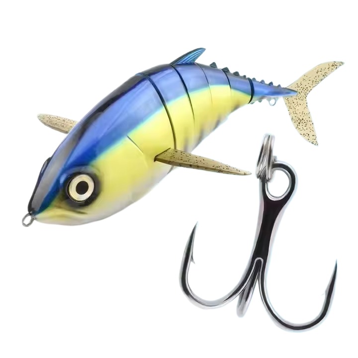 Cheery 16 Inch Trout Fishing Bait 1,000G Multi-Joint ABS Hard Plastic River Sea Fishing Artificial Bait Float Printed Condition – Swimbait – view 2