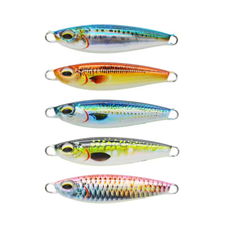 20g30g40g 3D Printed Small Tarpon Fishing Metal Jigs Little Slow Jig Jack Saltwater Jig Fishing UV Light – Metal Lure – view 1