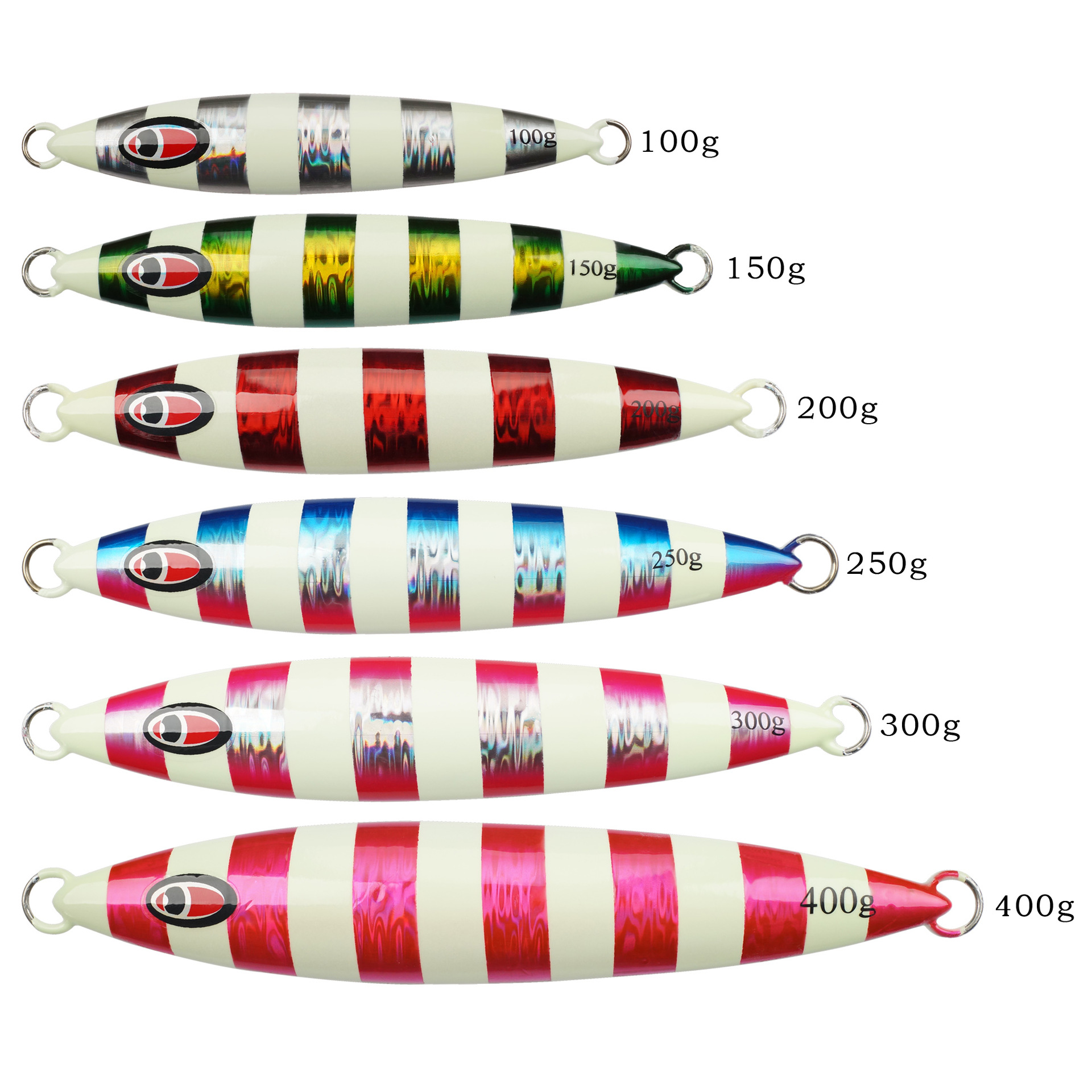 Metal Jigging 100g 150g 200g 250g 300g 400g Lead Fish Sinker Jig Lure Rock Ocean Beach – Metal Lure – view 1
