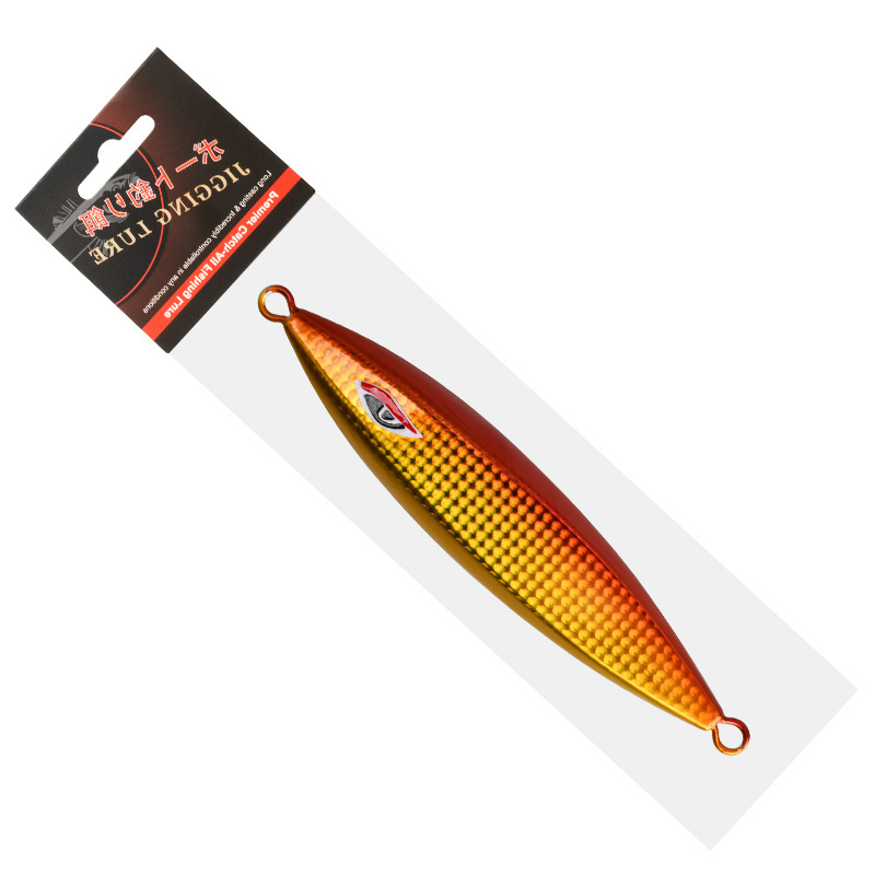 Raptor Phantom Series Slow-shake Iron Plate Deep-sea Boat Fishing Iron Lure Bait 300g400g500g Chapter Red Bait – Metal Lure – view 5