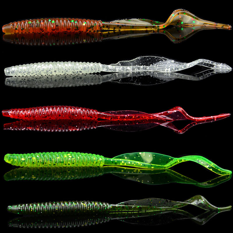 9.5cm Silicone PVC Fishing Lure Single Artificial Soft Bait for Saltwater Fish for River Lake Stream – Worms & Grubs – view 2