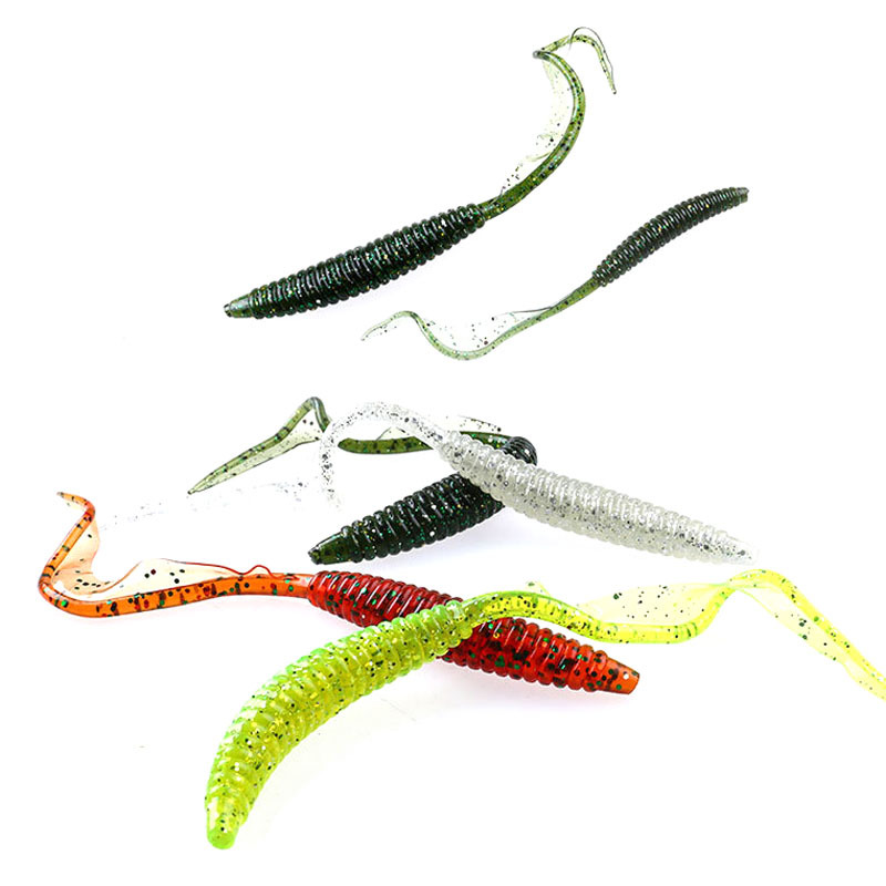 9.5cm Silicone PVC Fishing Lure Single Artificial Soft Bait for Saltwater Fish for River Lake Stream – Worms & Grubs – view 4