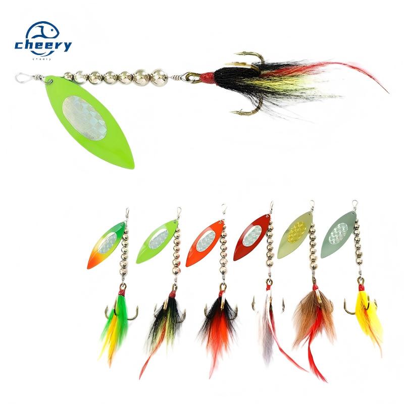 CHEEERY 21g Metal Blades Freshwater Fishing Lure Top In-line Spinner for Perch & Carp Stream & Lake Use – Metal Lure – view 1