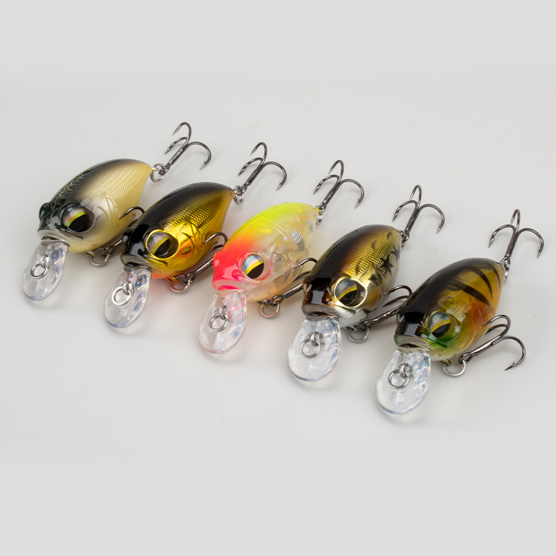 8.8g/43mm Crank Lure with Treble Hooks ABS Material for Bass & Trout Ocean & Freshwater Fishing – Crankbait – view 4