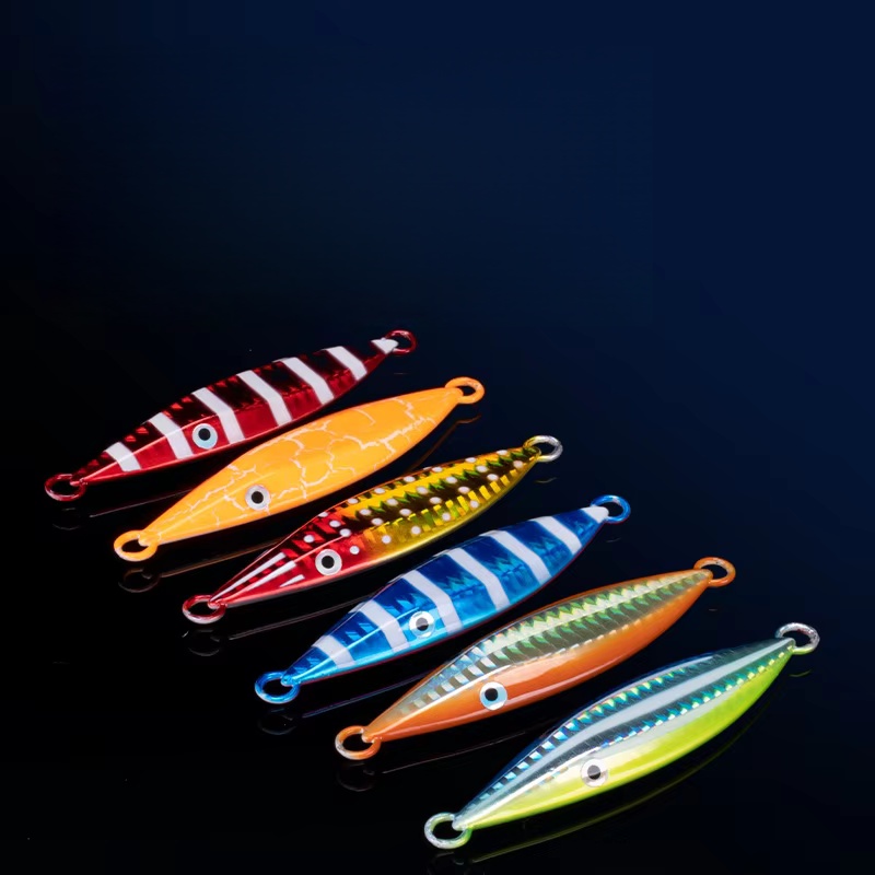 Fishing Metal Jig Slow Jig Lure 60g 80g 100g 150g Pitch UV Glow Alloy Switch Jig Lead Bait Saltwater Fishing Lures – Metal Lure – view 5