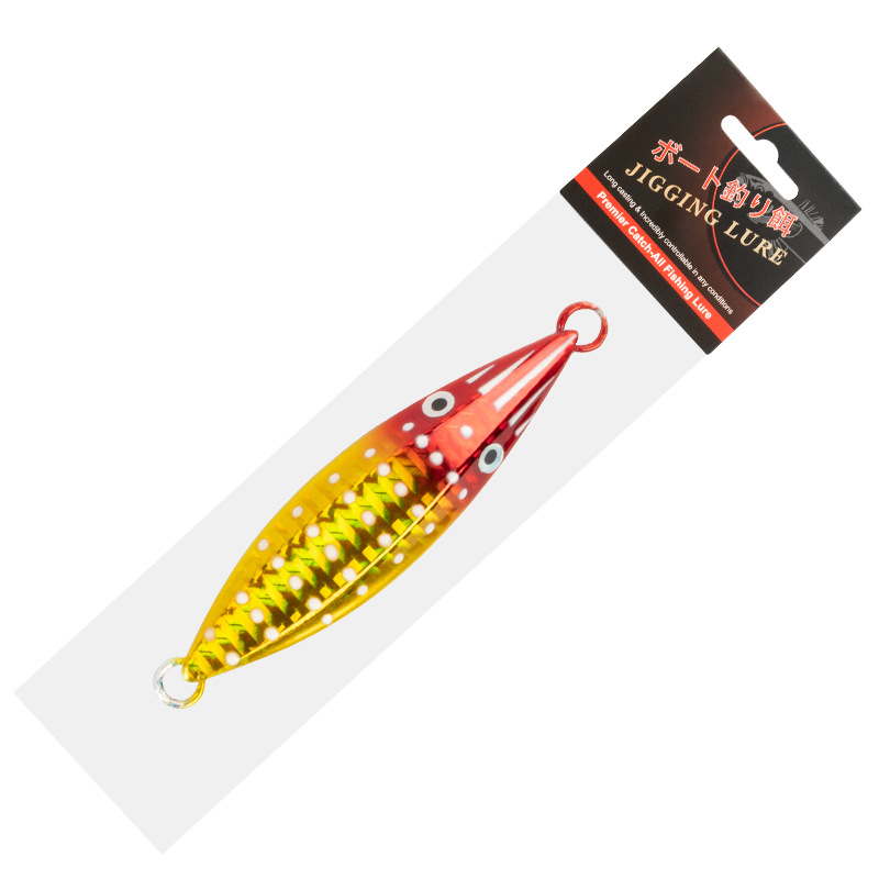 Fishing Metal Jig Slow Jig Lure 60g 80g 100g 150g Pitch UV Glow Alloy Switch Jig Lead Bait Saltwater Fishing Lures – Metal Lure – view 2