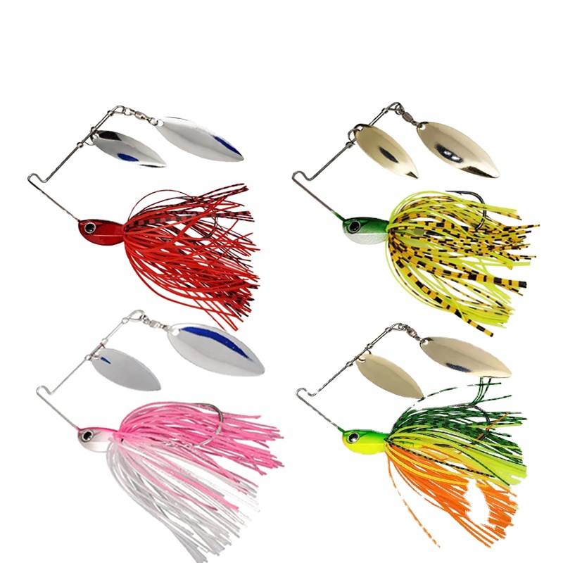 ST006 Fishing Lure UV Effect 5g 7g 10g Crushed Skirt Rubber Jig Skirt Spinner Spoon Buzz Bait Rotating Sequin Accessories – Spoon & Spinner – view 1