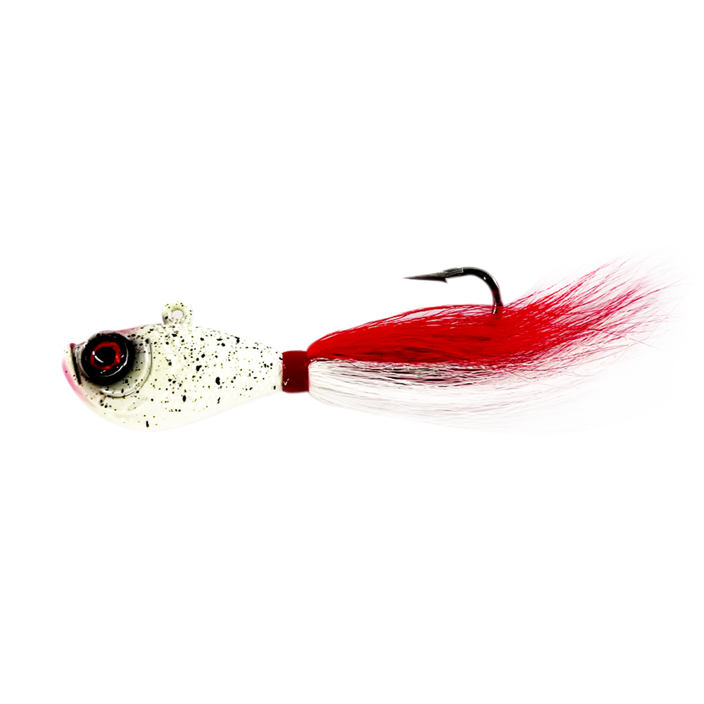 168g 6oz Heavy Metal Lure Jig Lead Head Real Feather Saltwater SWIMBAIT Bucktail for Sea Fishing Trout – Metal Lure – view 3