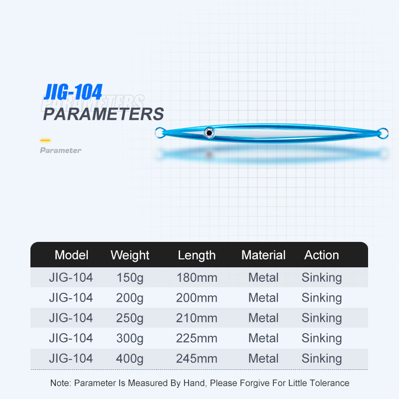 J104 Super Gangster Fastfall Stick III Metal Jig Lure 150g-400g Slow Jigging Lure Sinking – Metal Lure – view 2