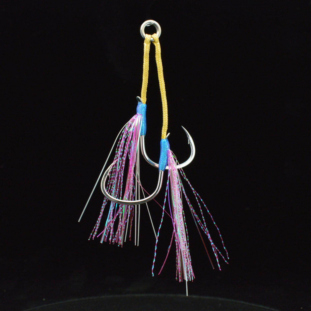 AIH03-Double Assist Jigging Hooks,high Quality Carbon Steel Sea Fishing Hook,kevlar Line,super Strong,Luminous Silk with Epoxy – Metal Lure – view 1