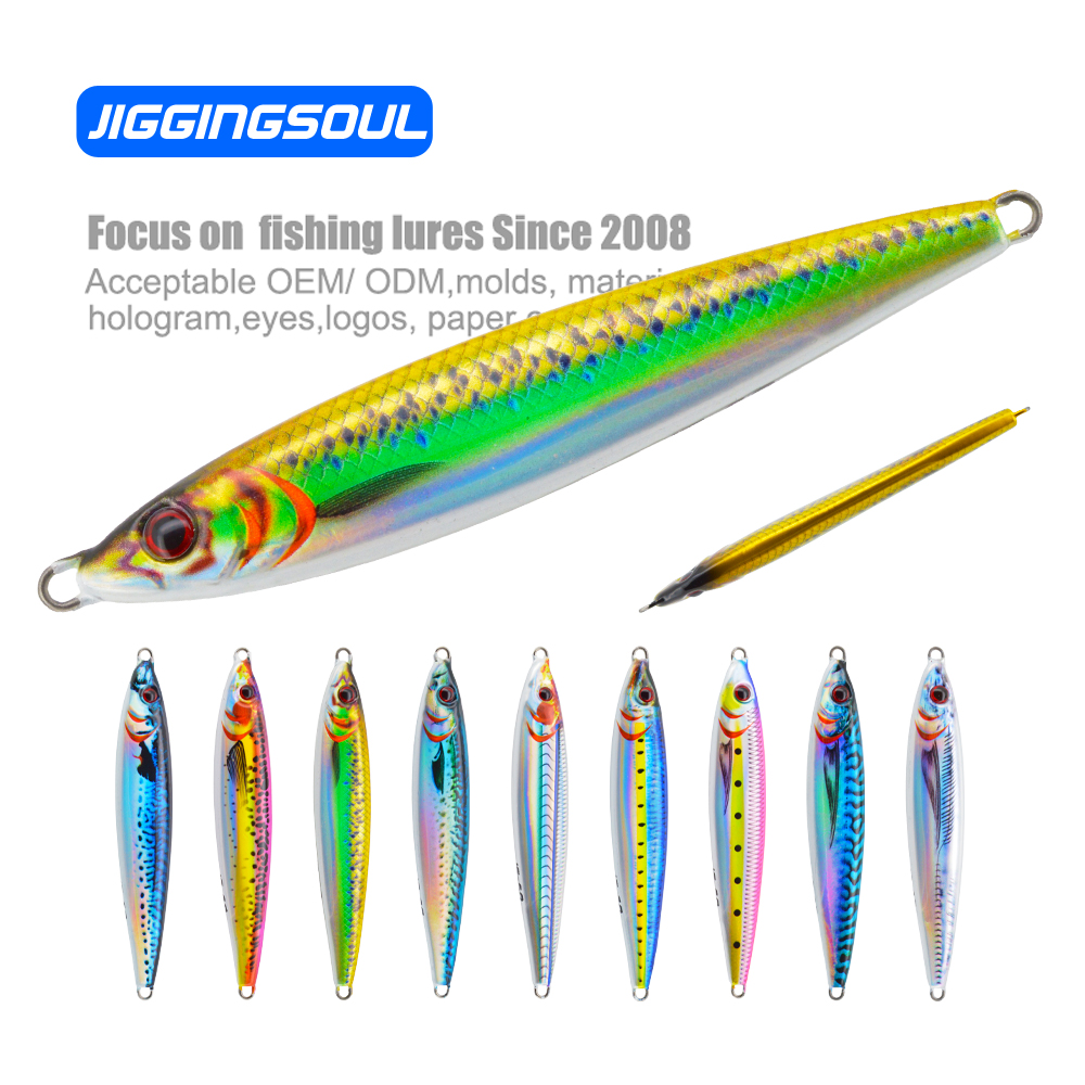 Vertical Saltwater Fishing Lure 3D Printed Barracuda Speed Jig for Sardine and Mackerel Bait – Metal Lure – view 2