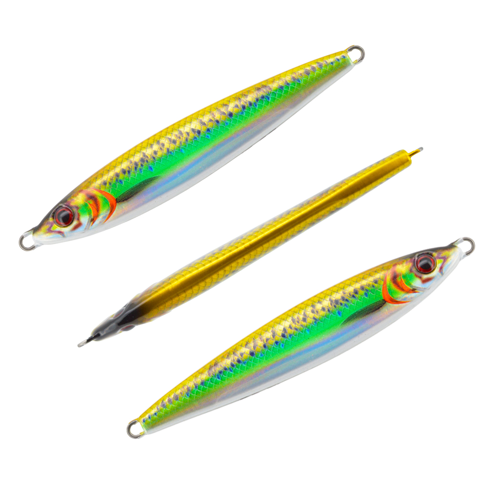 Vertical Saltwater Fishing Lure 3D Printed Barracuda Speed Jig for Sardine and Mackerel Bait – Metal Lure – view 1