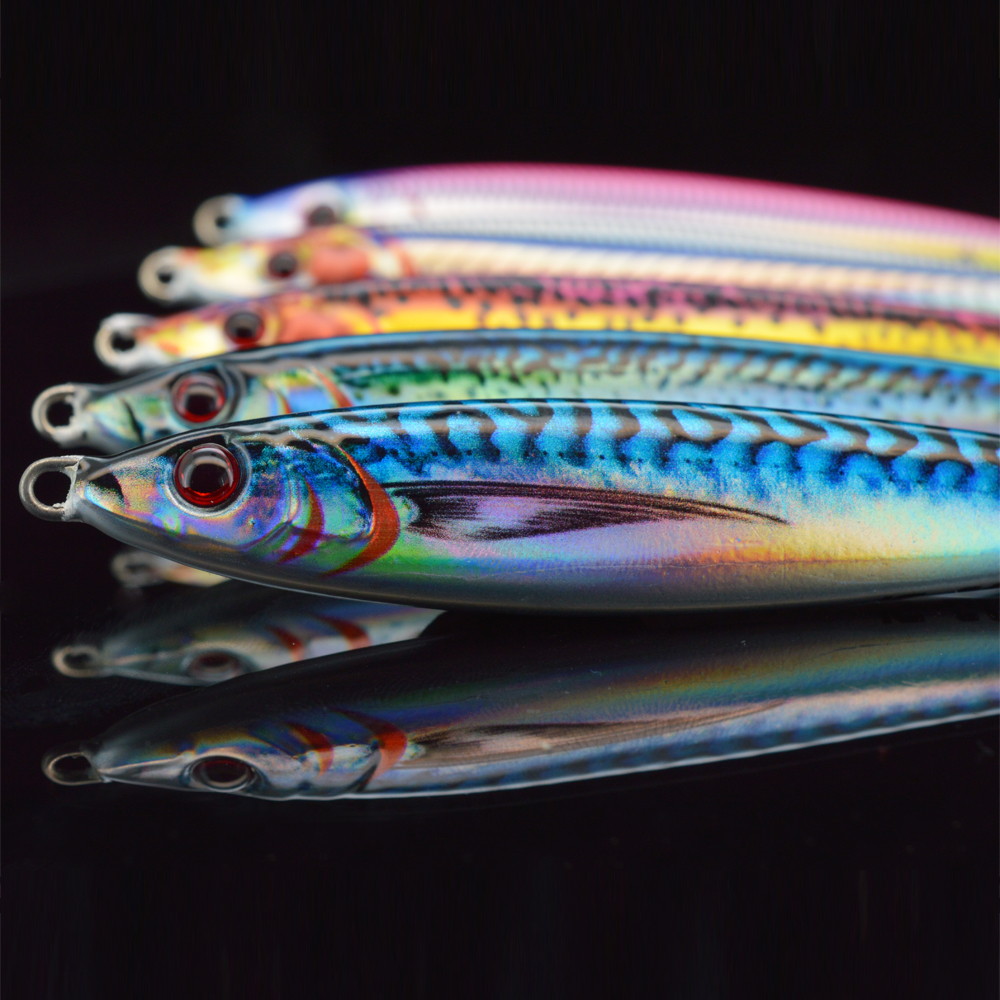Vertical Saltwater Fishing Lure 3D Printed Barracuda Speed Jig for Sardine and Mackerel Bait – Metal Lure – view 4