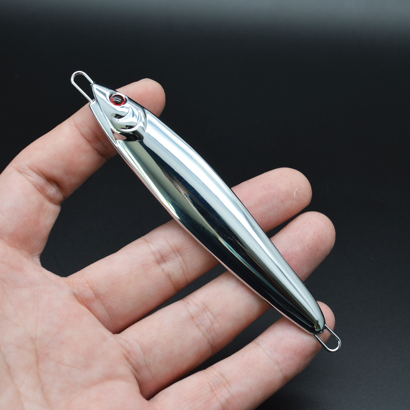 60g80g100g Chrome Plating Casting Jig Chrome Fishing Lures Metal Jigs Lure Silver Jig – Metal Lure – view 4