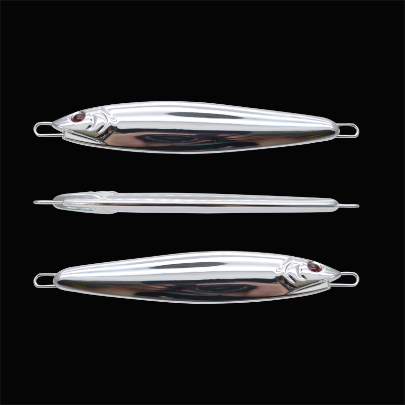 60g80g100g Chrome Plating Casting Jig Chrome Fishing Lures Metal Jigs Lure Silver Jig – Metal Lure – view 3