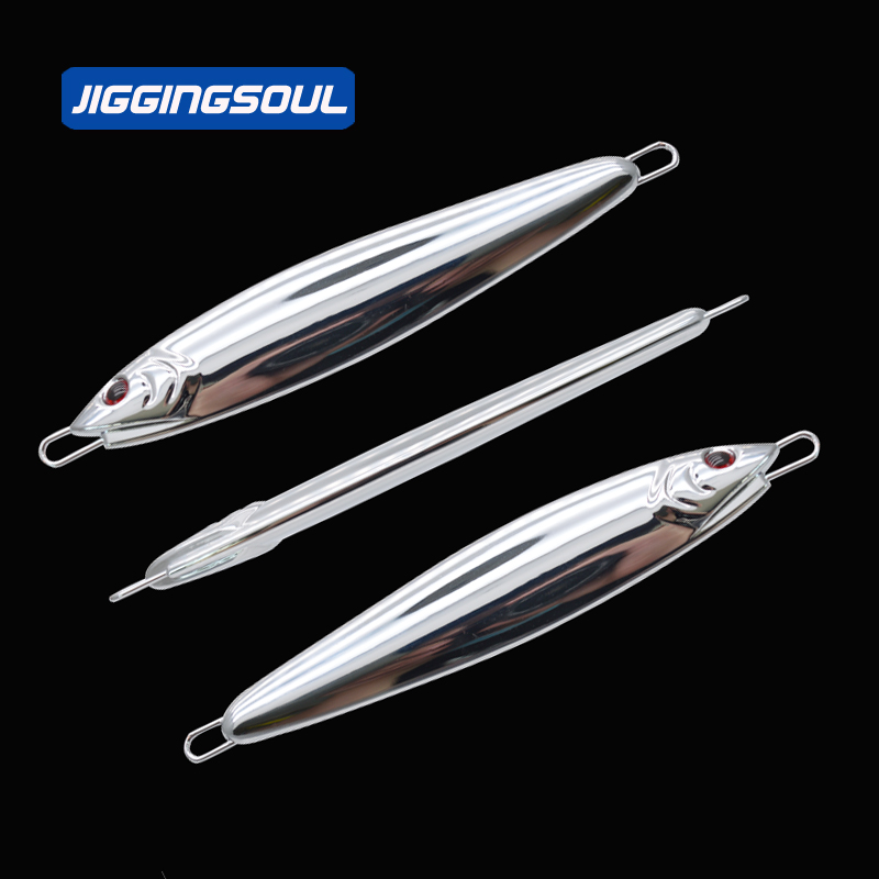 60g80g100g Chrome Plating Casting Jig Chrome Fishing Lures Metal Jigs Lure Silver Jig – Metal Lure – view 2