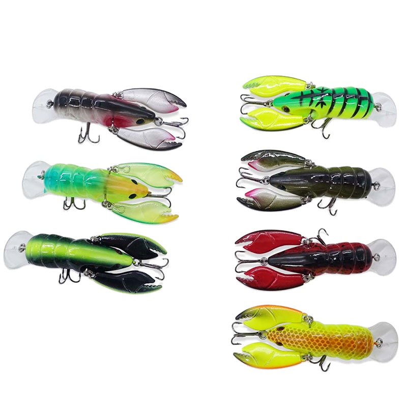 Fishing Lure Crawfish Lobster 9g Hard Plastic Bionic Fish Bait Durable ABS Body Jointed Claws for a Realistic Action – Other Hard Lure – view 1