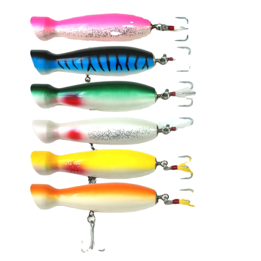 Cheery 40g Popper Swim Bait Saltwater Fishing Tuna Salmon Plug Rig Fish Silicone Hard Bait Lure – Popper – view 1