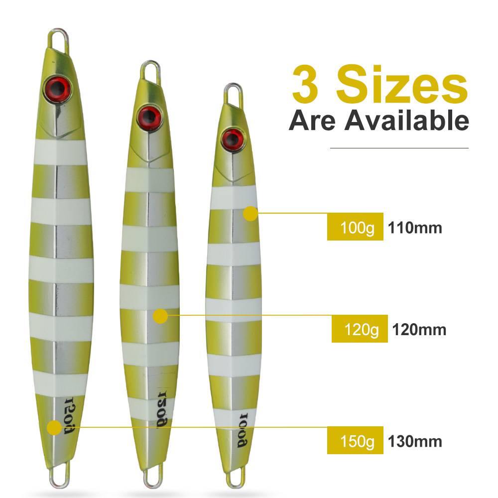 JC013 Electroplating Speed Jigs Lures Jigging Lure Fishing Baits Metal Jig Lures Fishing Tackle Saltwater – Metal Lure – view 2