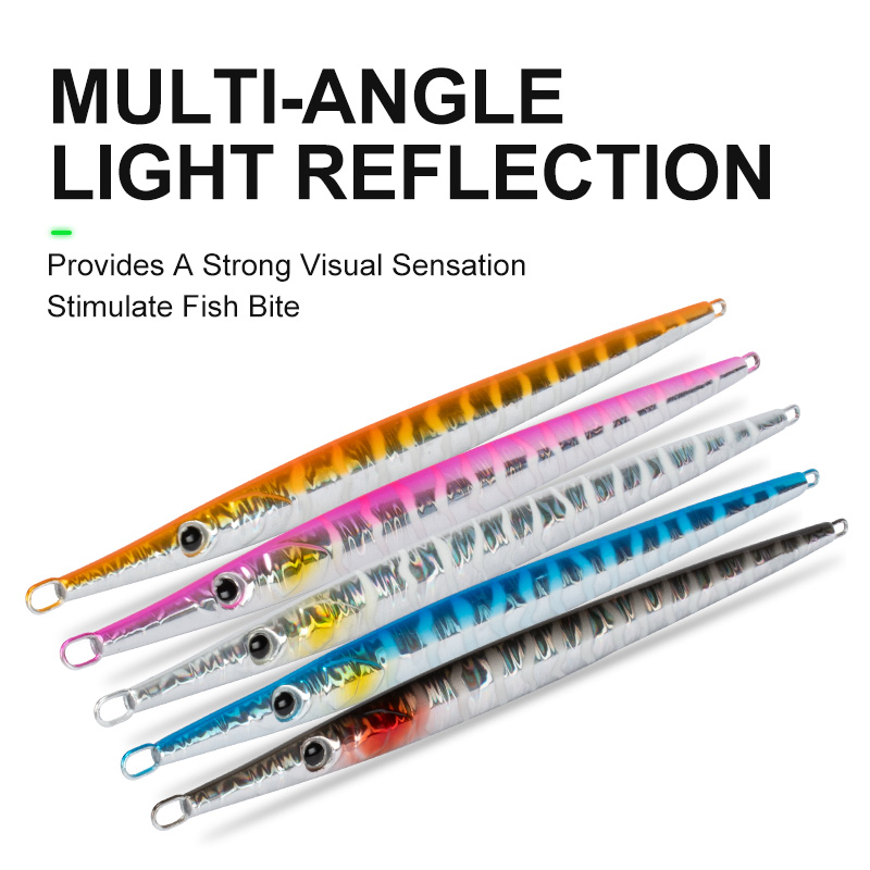 80g 100g 5 Colors Lead Fish Hard Metal Fishing Bait Pesca Fast Sinking Lure Aritificial Metal Baits Swimbait – Metal Lure – view 4